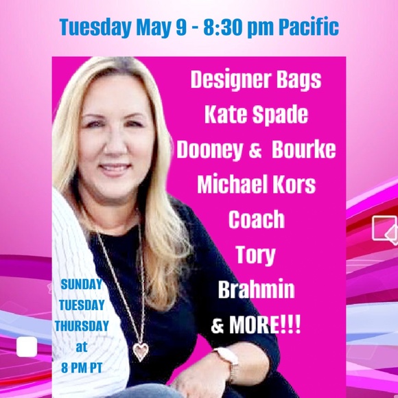 Other - ✨💖 LIKE THIS! TUESDAY MAY 9 - 8:30 pm PT! 💖🌷💖  BAGS, WALLETS & MORE  💖✨